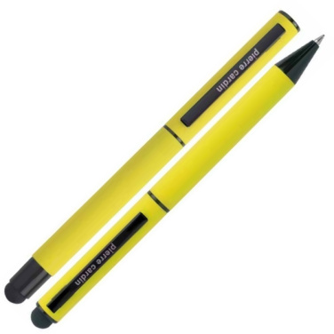 Logo trade business gift photo of: Writing set touch pen, soft touch CELEBRATION Pierre Cardin