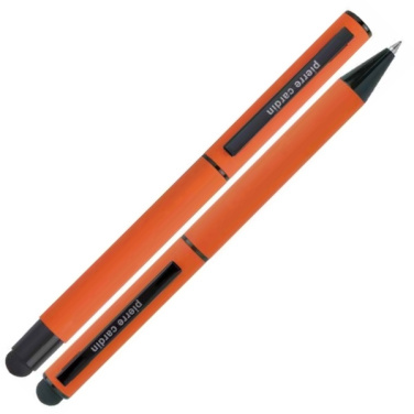 Logotrade advertising product image of: Writing set touch pen, soft touch CELEBRATION Pierre Cardin