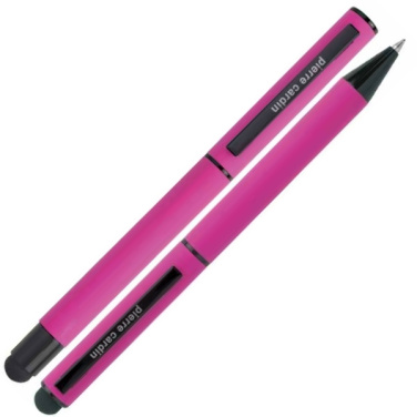 Logotrade promotional gift image of: Writing set touch pen, soft touch CELEBRATION Pierre Cardin
