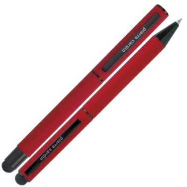Logo trade promotional product photo of: Writing set touch pen, soft touch CELEBRATION Pierre Cardin