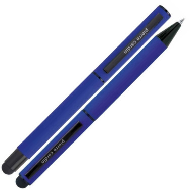 Logo trade business gifts image of: Writing set touch pen, soft touch CELEBRATION Pierre Cardin