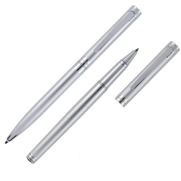 Logotrade promotional products photo of: Writing set ballpoint pen & roller RENEE Pierre Cardin