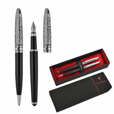 Logo trade promotional products image of: Writing set ballpoint pen & fountain pen JACQUES Pierre Cardin