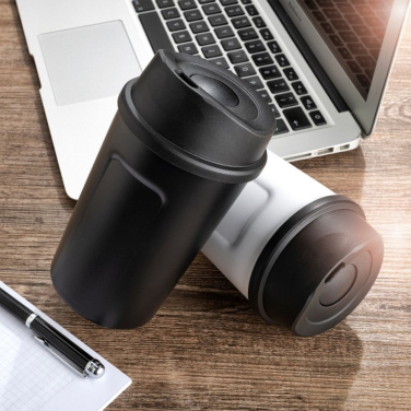 Logotrade promotional items photo of: Thermo mug LIARD Schwarzwolf