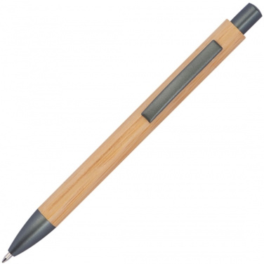 Logo trade advertising products picture of: Bamboo ballpen BERINGEN