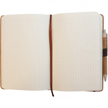 Logo trade promotional products picture of: A5 Notebook BASTOGNE