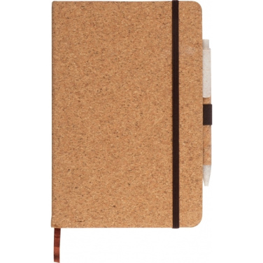 Logo trade promotional items picture of: A5 Notebook BASTOGNE