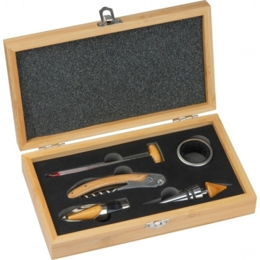 Logo trade promotional giveaways image of: Wine set GROSSETO
