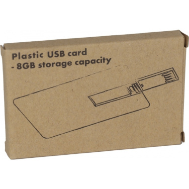 Logo trade business gifts image of: USB Card SLOUGH 8 GB