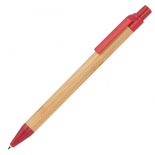 Logo trade advertising products picture of: Wheatstraw and bamboo ballpen HALLE
