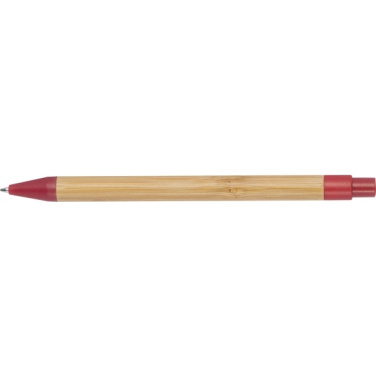 Logotrade promotional gift image of: Wheatstraw and bamboo ballpen HALLE