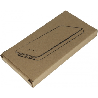 Logo trade promotional products image of: Wireless charger and powerbank 8000 mAh MILAN