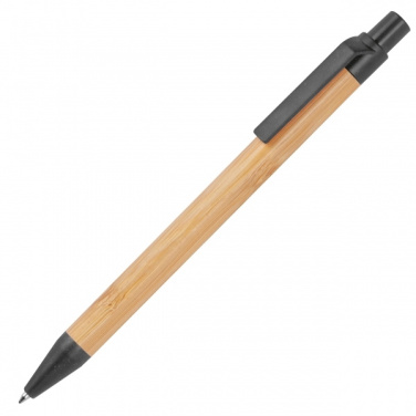 Logotrade promotional product image of: Wheatstraw and bamboo ballpen HALLE