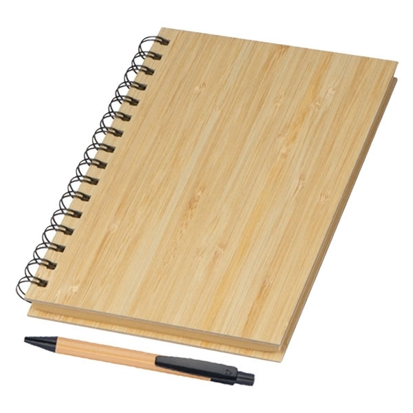 Logo trade corporate gift photo of: A5 notebook PISA