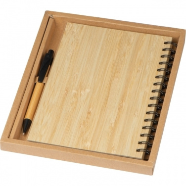 Logo trade promotional giveaways image of: A5 notebook PISA