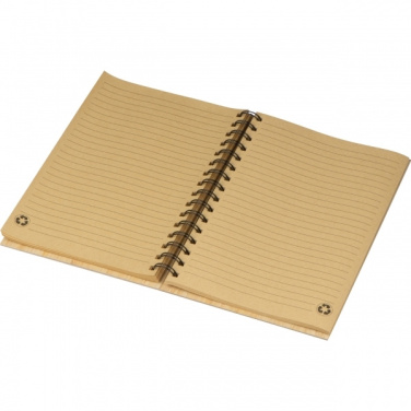 Logo trade corporate gifts image of: A5 notebook PISA