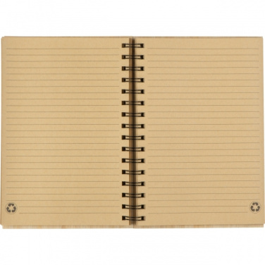 Logo trade promotional merchandise photo of: A5 notebook PISA