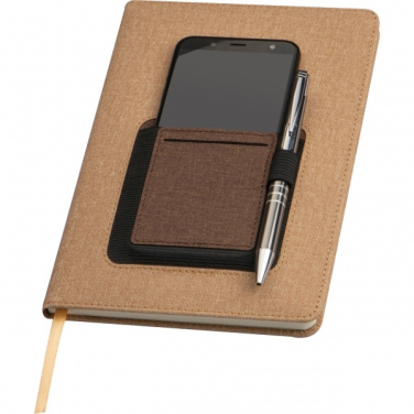 Logo trade promotional giveaways picture of: A5 notebook TILBURG