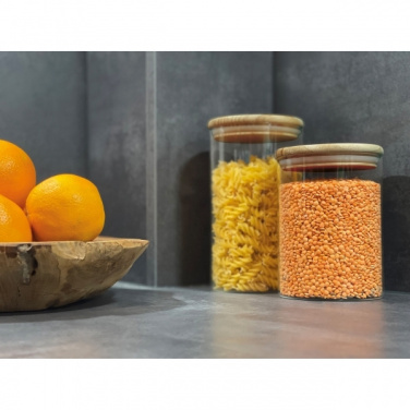 Logo trade promotional items picture of: Borosilicate container ONTARIO 1000 ml