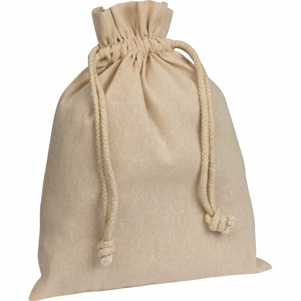 Logo trade promotional product photo of: Recycled cotton bag PASADENA