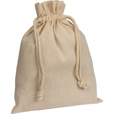 Logotrade promotional merchandise image of: Recycled cotton bag PASADENA