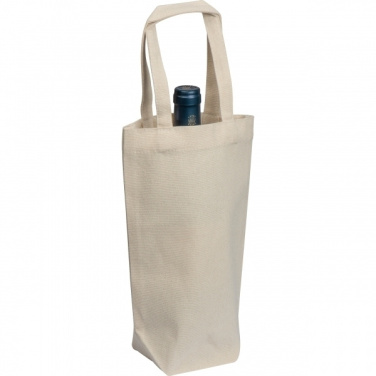 Logo trade promotional gift photo of: Cotton wine bag NICE