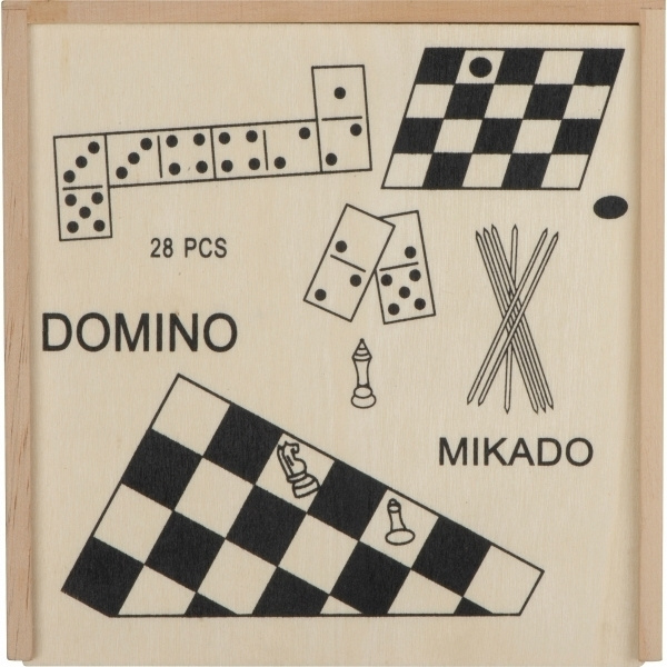 Logotrade corporate gift picture of: Wooden game collection RIGA
