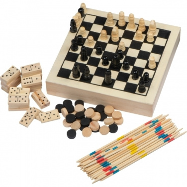 Logotrade promotional products photo of: Wooden game collection RIGA