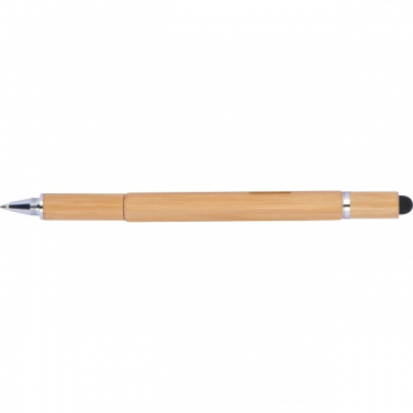 Logo trade promotional gift photo of: 6in1 multifunctional pen COIMBRA