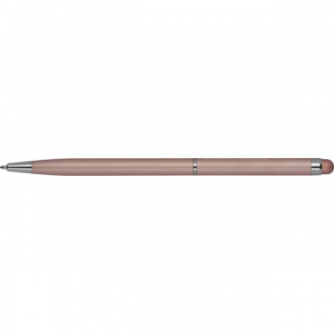 Logo trade promotional giveaway photo of: Ball pen with touch function CATANIA