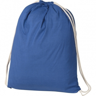 Logo trade promotional merchandise picture of: Cotton gym bag BUDAPEST