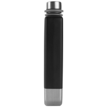 Logo trade promotional giveaways picture of: Hip flask set TAHAT Schwarzwolf