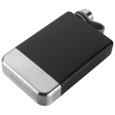 Logo trade promotional products picture of: Hip flask set TAHAT Schwarzwolf
