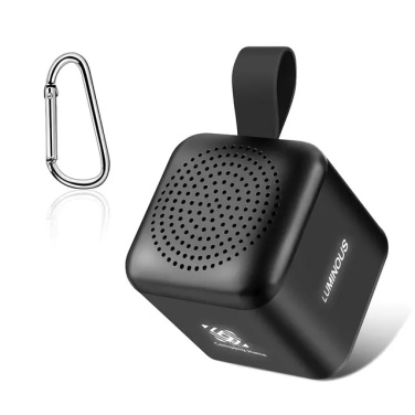Logo trade promotional products picture of: Mini speaker with enlighted logo for engraving