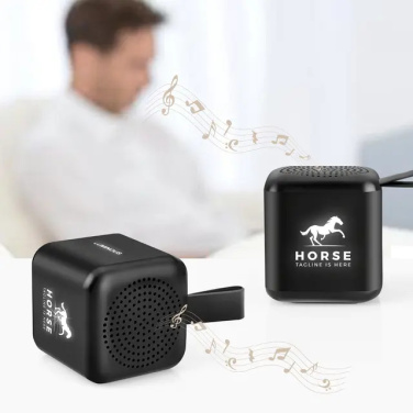 Logotrade business gifts photo of: Mini speaker with enlighted logo for engraving