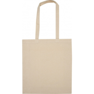 Logotrade promotional item picture of: Organic cotton bag with bottom fold INNSBRUCK
