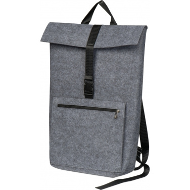 Logotrade promotional gift image of: RPET Felt Backpack BIRMINGHAM