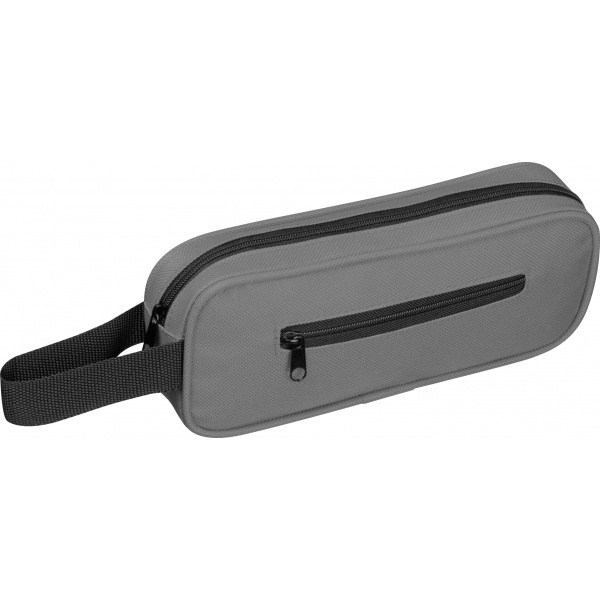Logo trade business gift photo of: Toiletry bag RPET NEUCHATEL