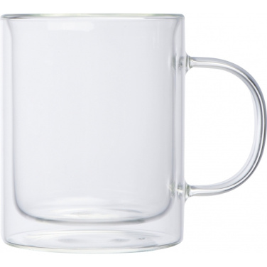 Logo trade promotional merchandise picture of: Double-walled cup CARACAS 350 ml