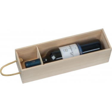 Logo trade promotional products image of: Wine box DAVENPORT
