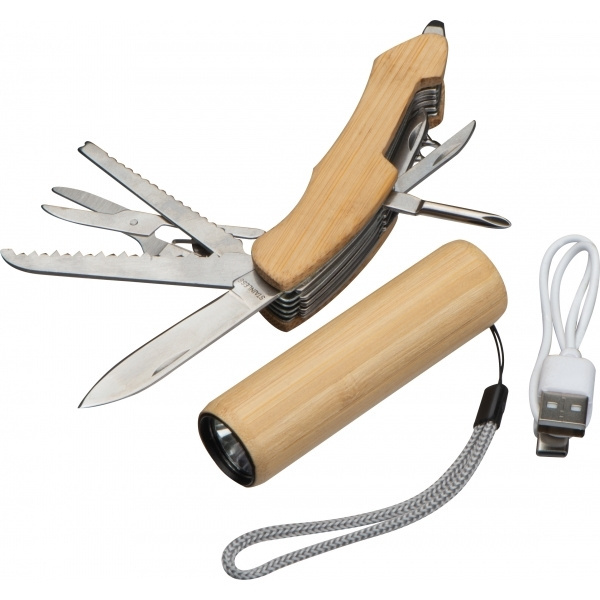 Logotrade promotional merchandise photo of: Set Torch and pocket knife OLDHAM
