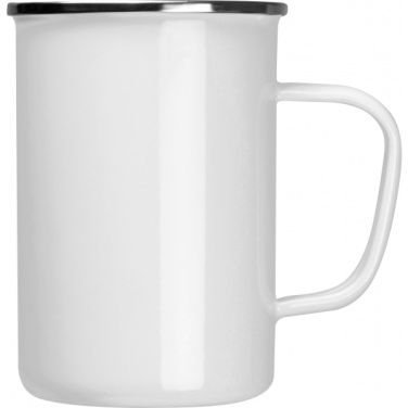 Logo trade promotional gifts picture of: Enamel cup Adelaine
