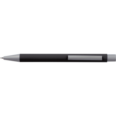 Logo trade business gifts image of: Mechanical pencil soft touch ANCONA