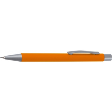 Logo trade promotional product photo of: Mechanical pencil soft touch ANCONA