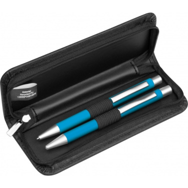 Logo trade promotional merchandise image of: Writing set soft touch Uppsala