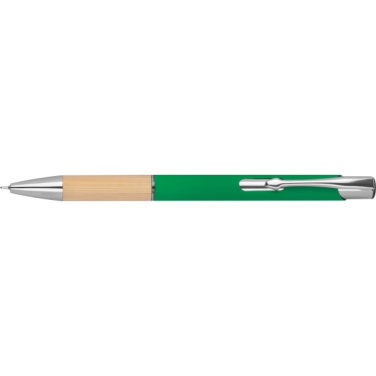 Logo trade promotional giveaway photo of: Recycled ballpoint pen Naples