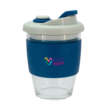 Logotrade advertising products photo of: Glass coffee cup 340 ml
