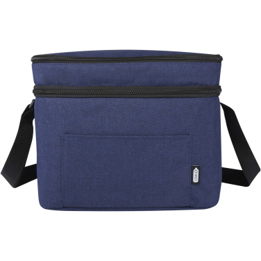 Logo trade promotional gifts picture of: Tundra GRS RPET double compartments cooler bag 13L
