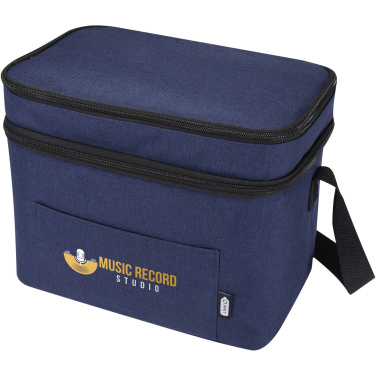 Logotrade promotional merchandise image of: Tundra GRS RPET double compartments cooler bag 13L