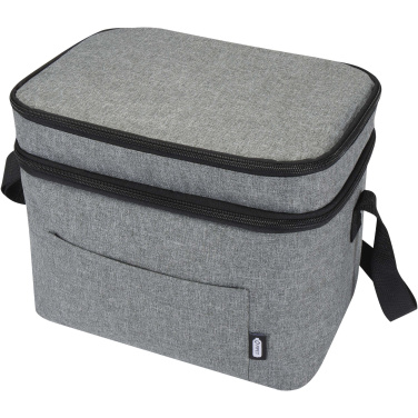 Logo trade promotional gifts picture of: Tundra GRS RPET double compartments cooler bag 13L